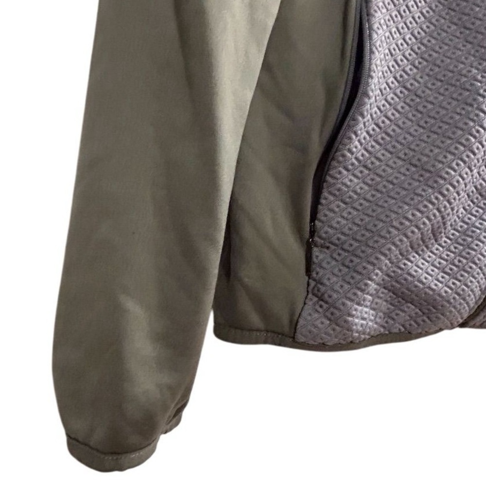 Women’s Columbia Purple and Grey Roffe Ridge Full Zip Quilted Fleece Sweater L - Picture 4 of 9